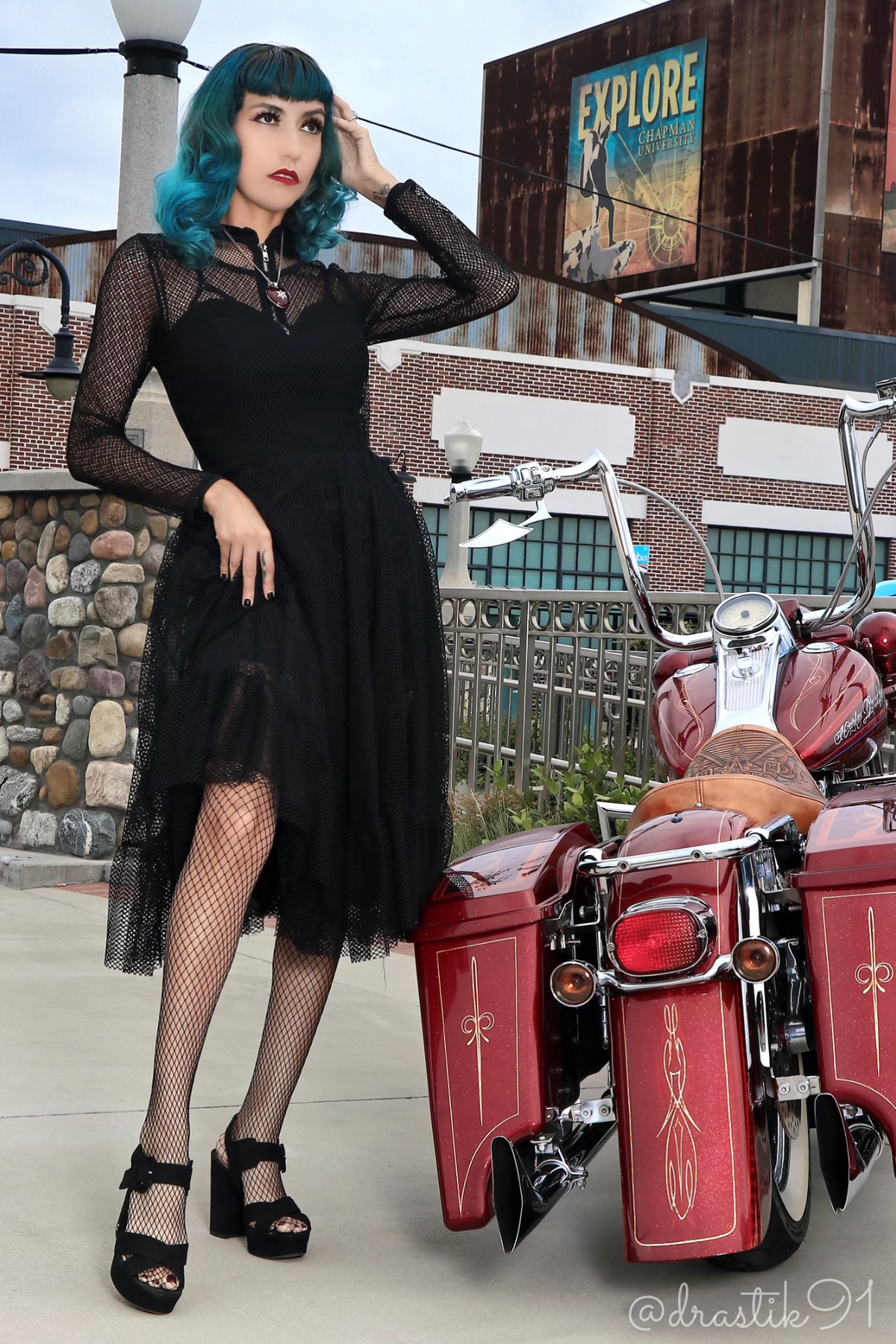 Drastik Fishnet Ruffle Dress with Built-In Romper - Black Fishnet Maxi WEASEL WEAR Drastik Fishnet Ruffle Dress with Built-In Romper - Black Fishnet Maxi WEASEL WEAR