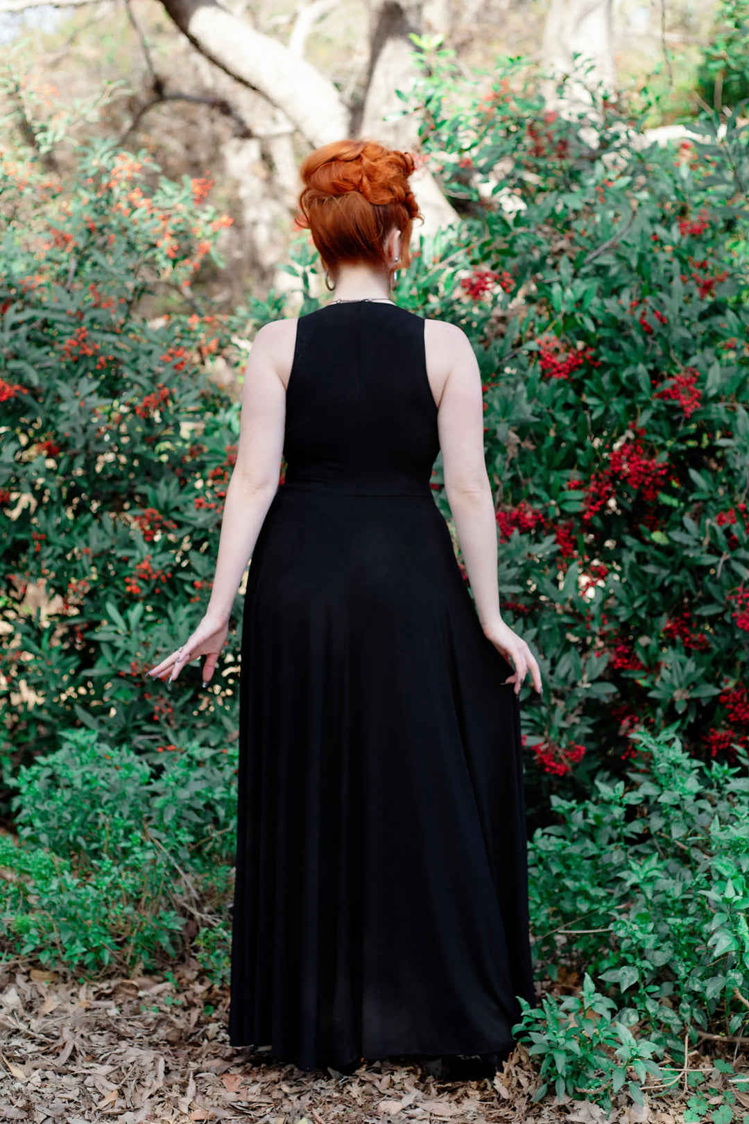 starry mesh dress Starry Night Mesh Cutout Maxi