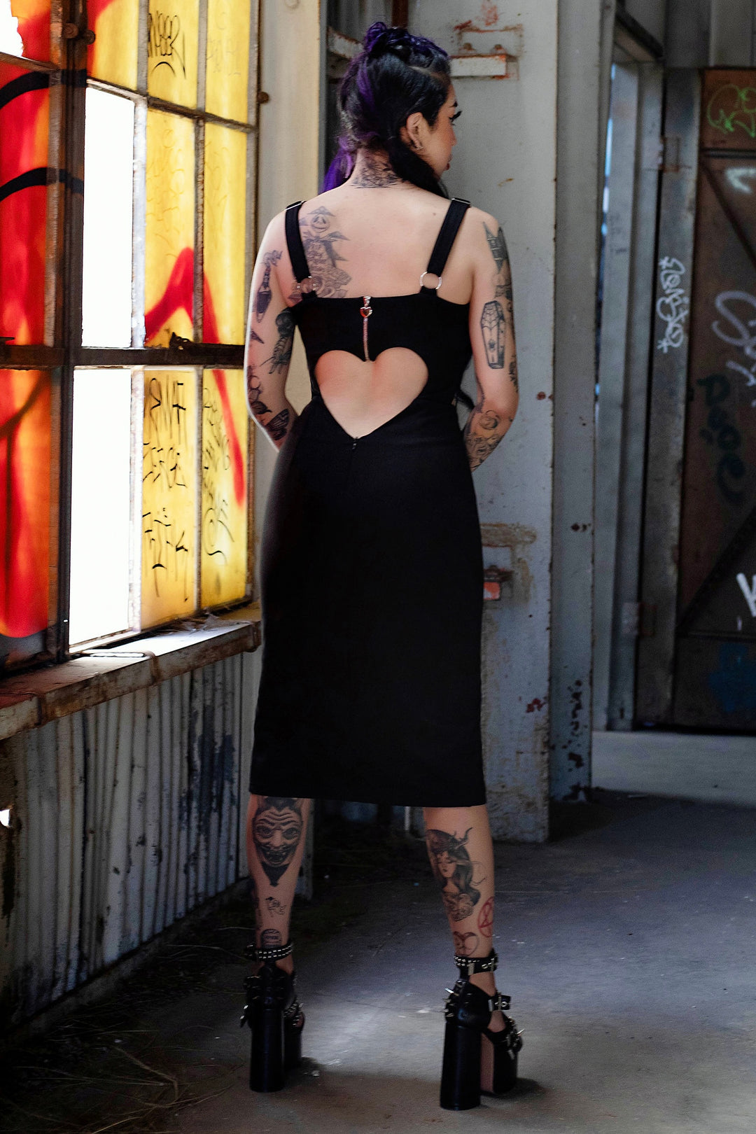 Elizabeth Heart Cut-Out Dress – WEASEL WEAR Elizabeth Heart Cut-Out Dress – WEASEL WEAR