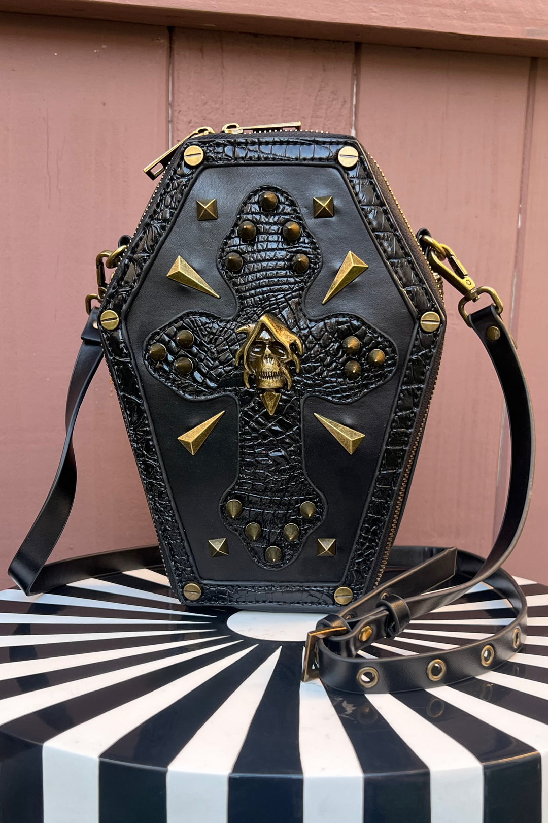 Gilded Reaper Crossbody Bag – WEASEL WEAR